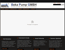 Tablet Screenshot of bekapumpengmbh.com